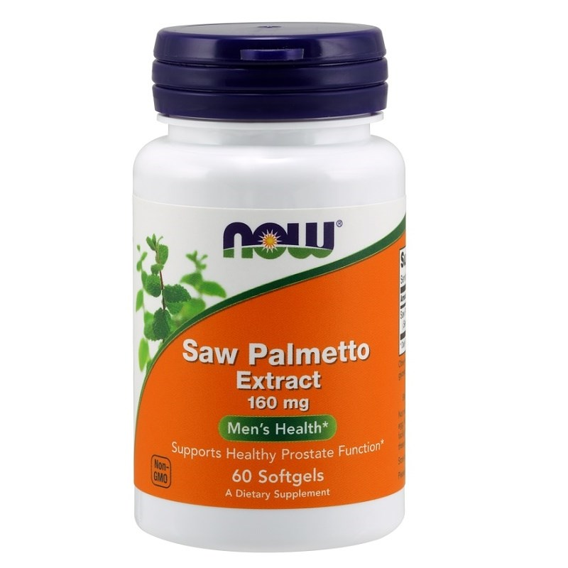 NOW Foods Palma Sabałowa 160mg - Męska Kondycja i Testosteron