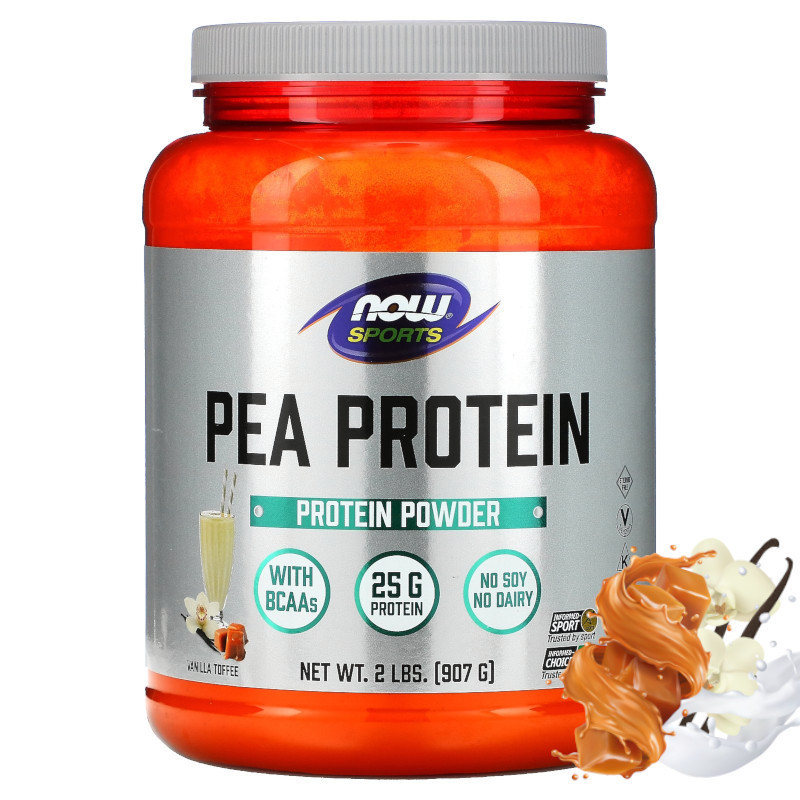 NOW Foods Pea Protein 907g - Białko Roślinne Vegan